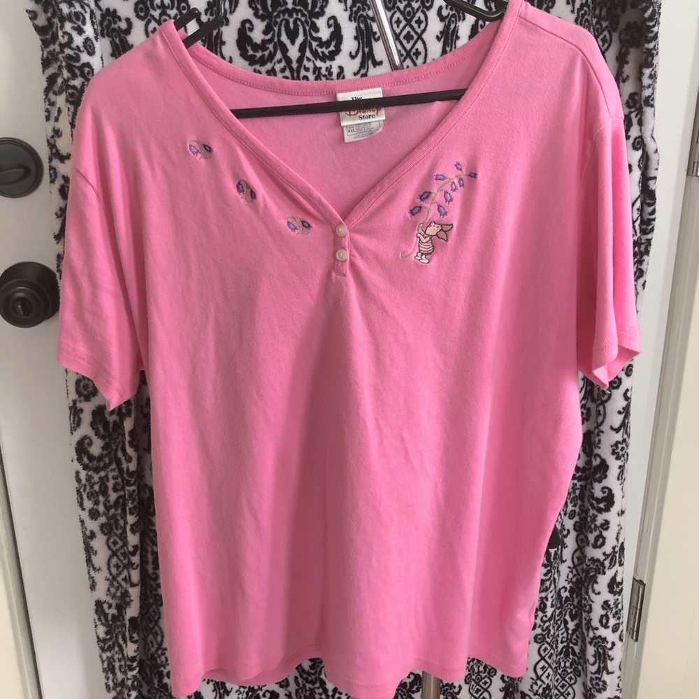 Vintage Disney Piglet Embroidered Shirt